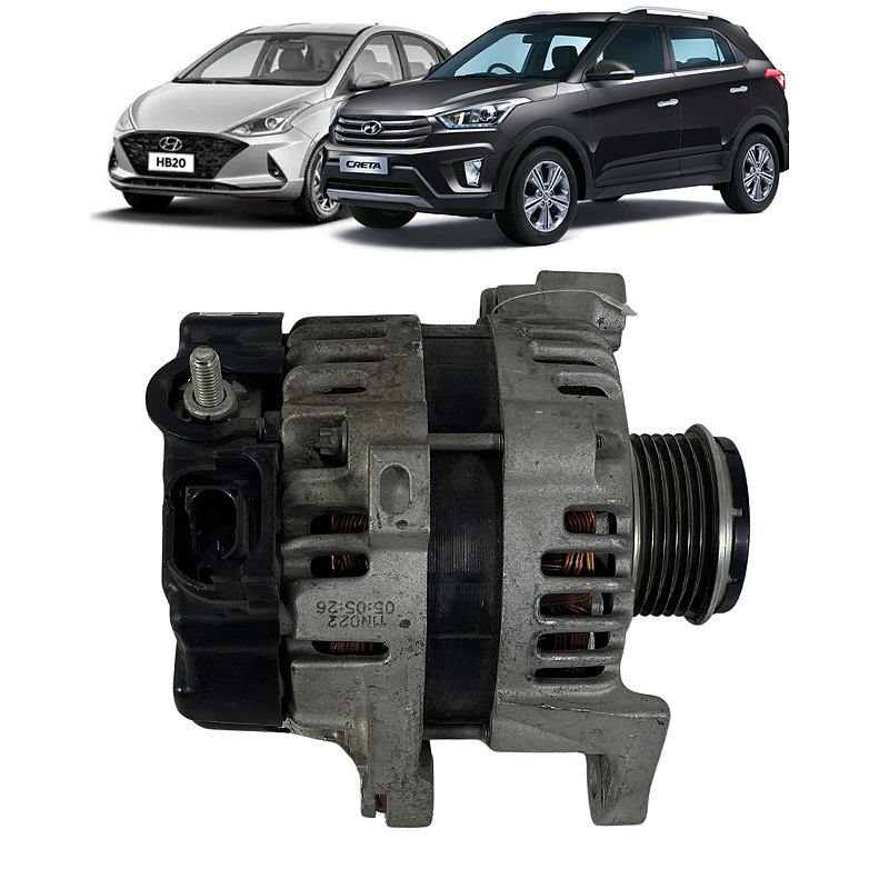 Alternador Hyundai Hb20 Creta 1.0  2020 2021 2022 2023 2024