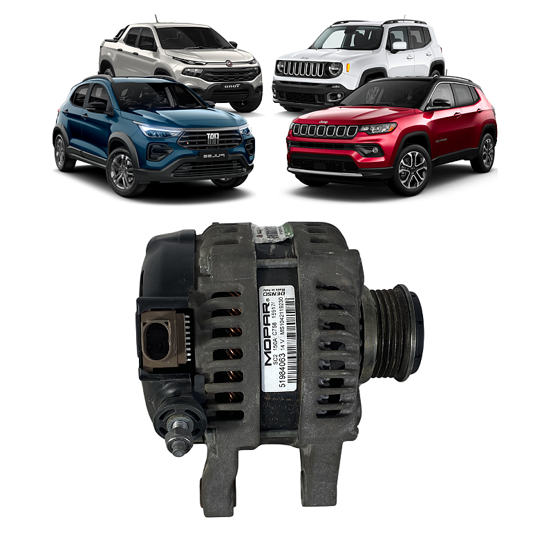 Alternador Jeep Compass Renegade Toro 1.3 2022 2023 a 2026
