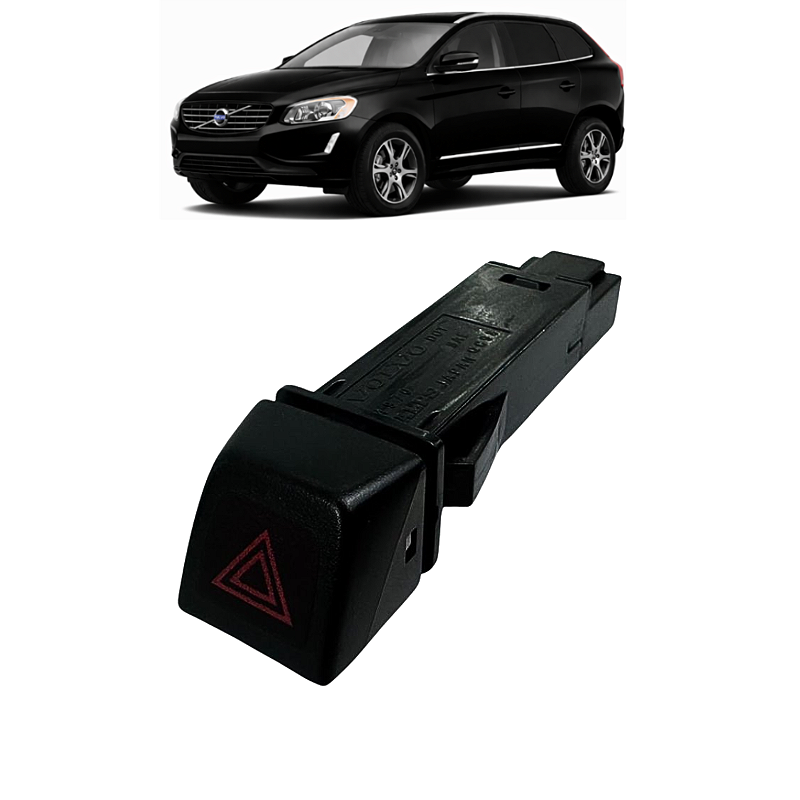 Botão Comando Pisca Alerta Volvo Xc60 T5 2009 2010 a 2015