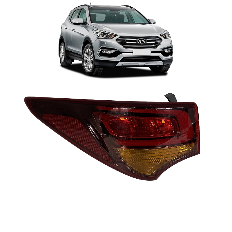 Lanterna Esquerda Hyundai Santa Fe 3.3 2015 2016 2017 2018