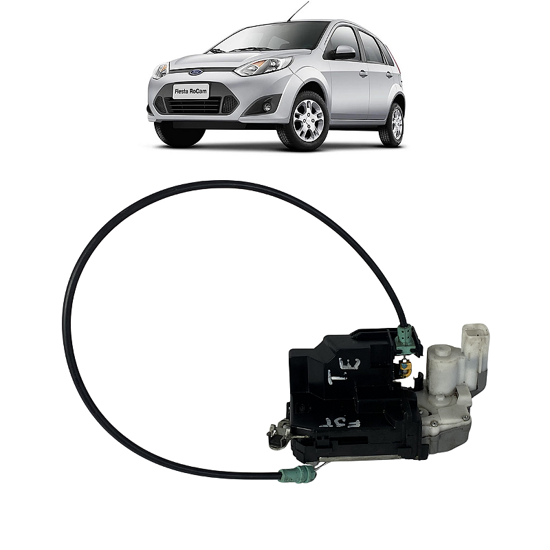 Fechadura Elétrica Traseira Esquerda Ford Fiesta 2003 a 2013