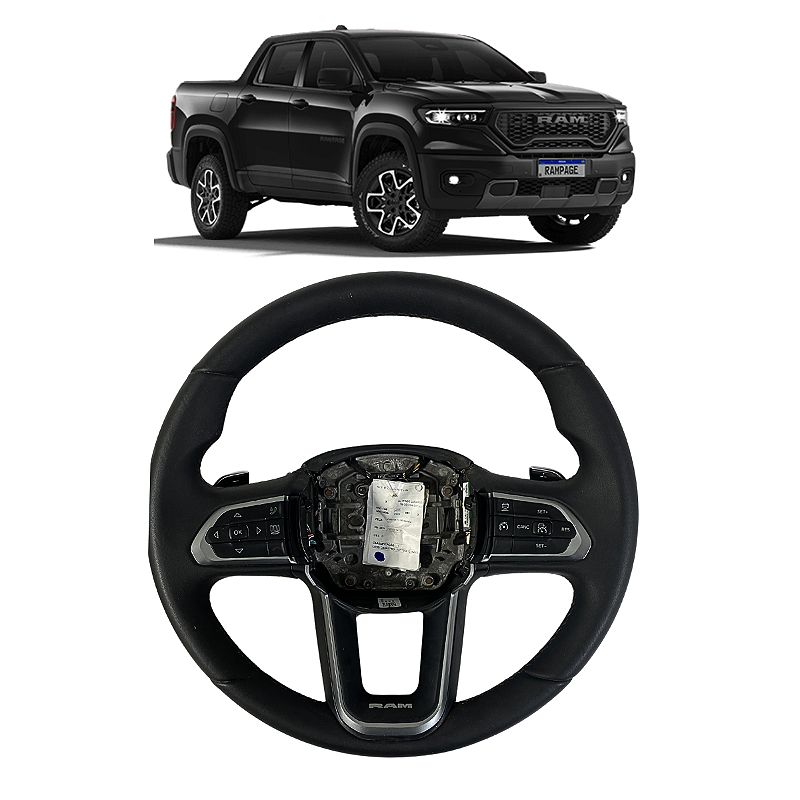 Volante Direção Ram Rampage Laramie Rebel 2023 a 2025