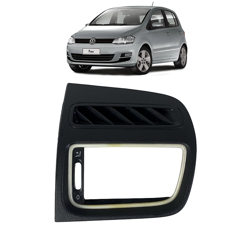 Moldura Difusor Ar Esquerdo Volkswagen Fox 2010 a 2014