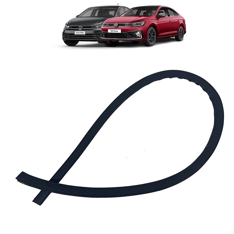 Borracha Vedação Capo Volkswagen Polo Virtus 2018 a 2022