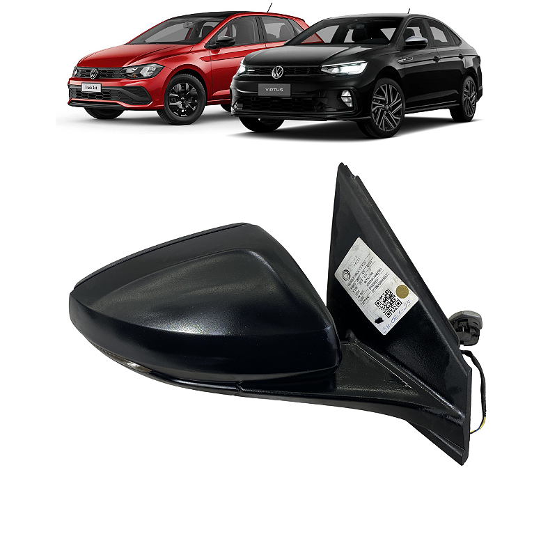 Retrovisor Direito VW Polo Track Virtus 1.0 2022 2023 2024