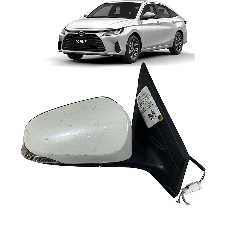 Retrovisor Direito Toyota Yaris 2019 2020 2021 2022 2023