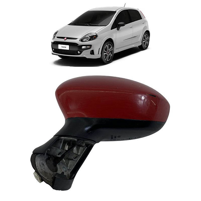Retrovisor Esquerdo Fiat Punto 2012 2013 2014 2015 2016