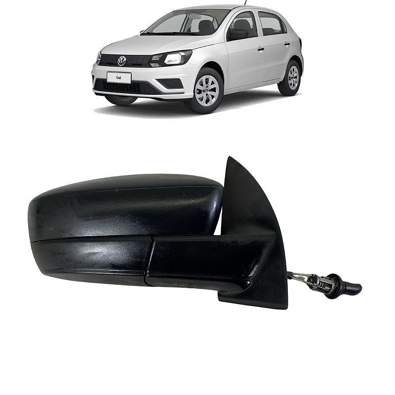 Retrovisor Manual Direito VW Gol G8 2018 2019 2020 a 2023