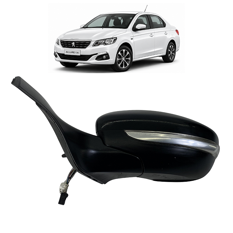 Retrovisor Esquerdo Peugeot Allure 1.6 2021 2022 2023