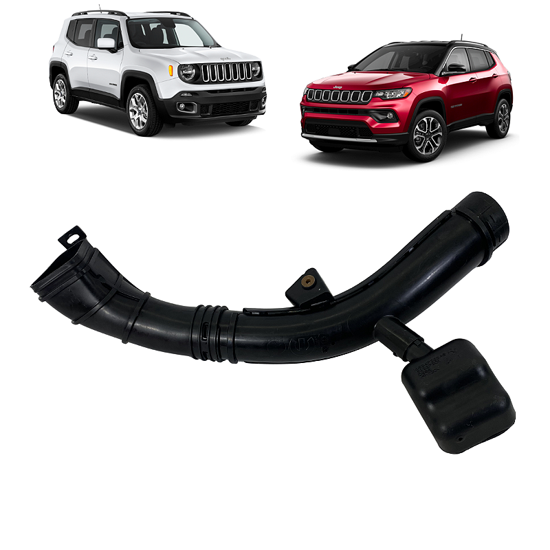Tubo Duto Ressonador Ar Jeep Compass 2017 2018 2019 a 2021