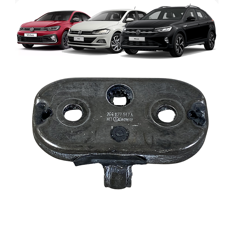 Batente Fechadura Porta Malas VW Nivus Virtus 2018 2019 2020