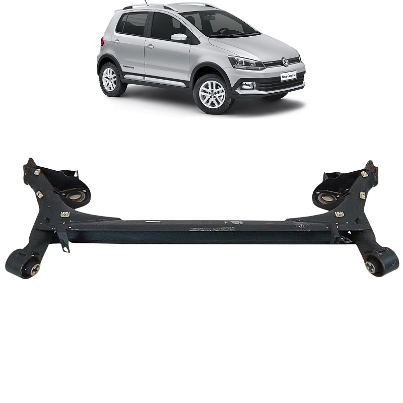 Eixo Traseiro Volkswagen Crossfox 2011 2012 2013 2014