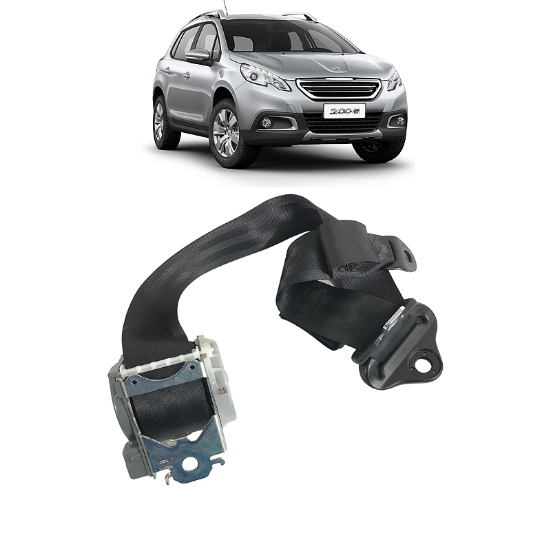 Cinto Segurança Traseiro Direito Peugeot 2008 2017 a 2019