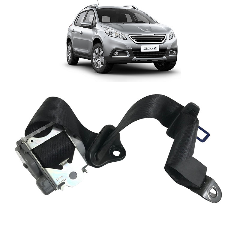 Cinto Segurança Traseiro Esquerdo Peugeot 2008 2017 a 2019