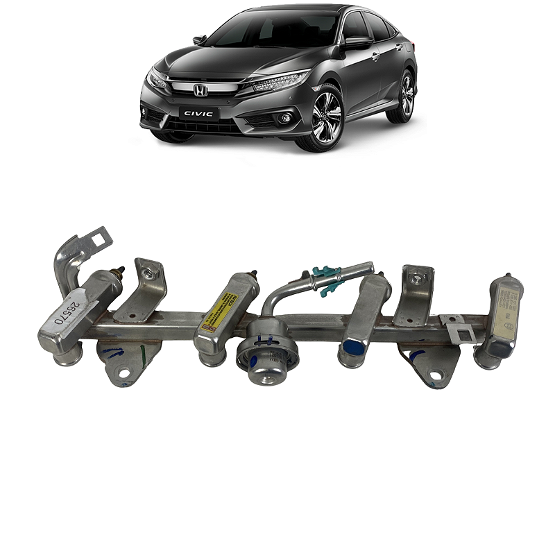 Flauta Bico Injetor Honda HR-V Civic 1.8 2.0 2016 a 2020