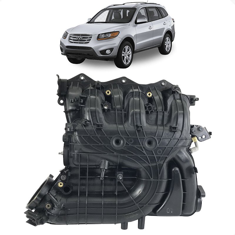 Coletor Admissão Hyundai Santa Fe 3.5 2010 2011 2012 2013