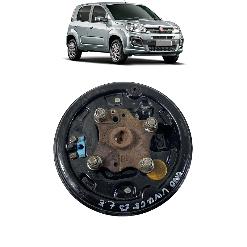 Tambor Freio Traseiro Esquerdo Fiat Uno Vivace 2011 a 2021