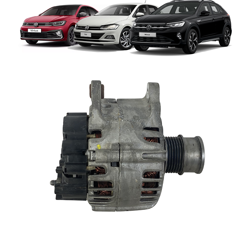 Alternador Nivus T-Cross Polo Virtus Tiguan 1.0 1.4 Detalhe