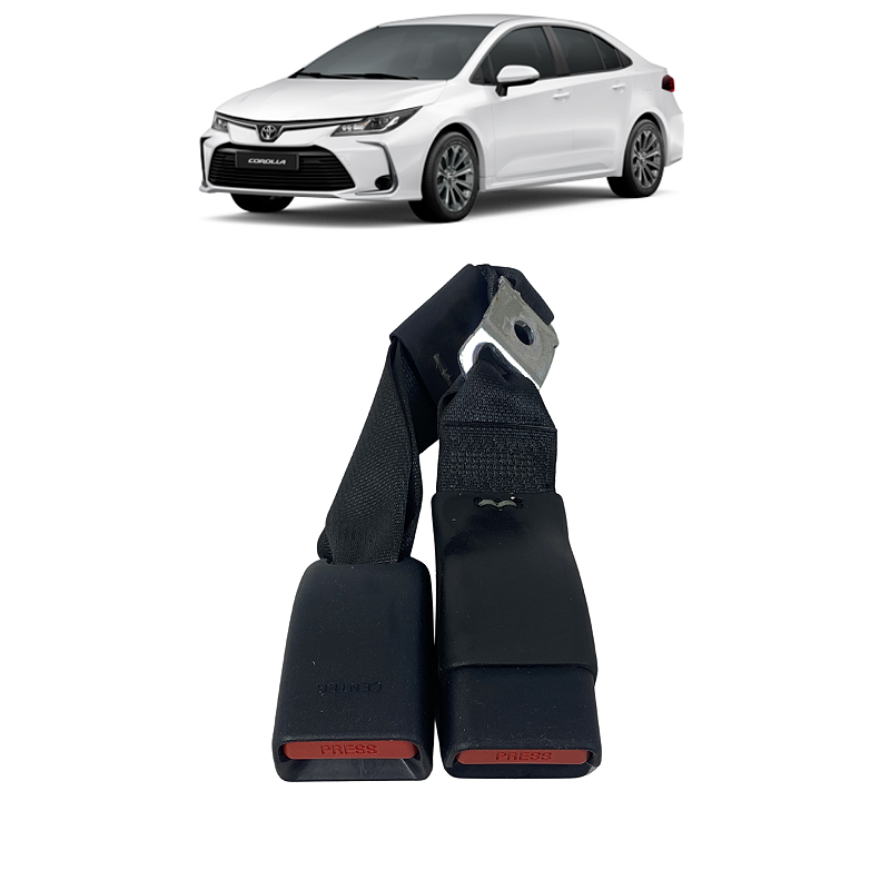 Engate Duplo Cinto Traseiro Toyota Corolla 2014 a 2019