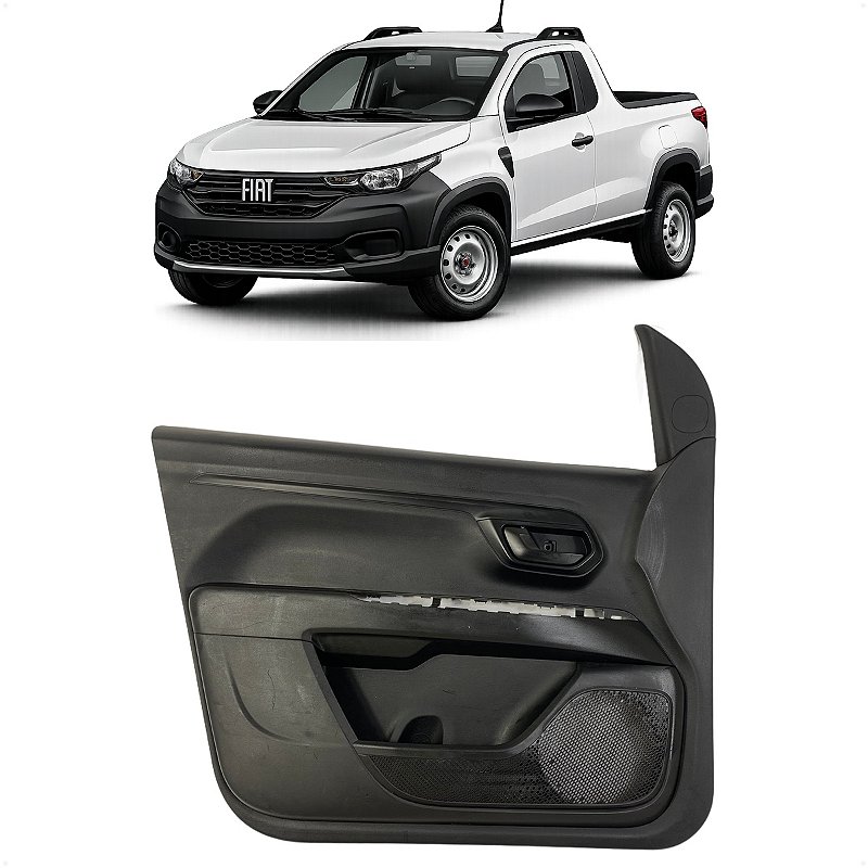 Forro Porta Dianteira Esquerda Fiat Strada 2020 2021 2022