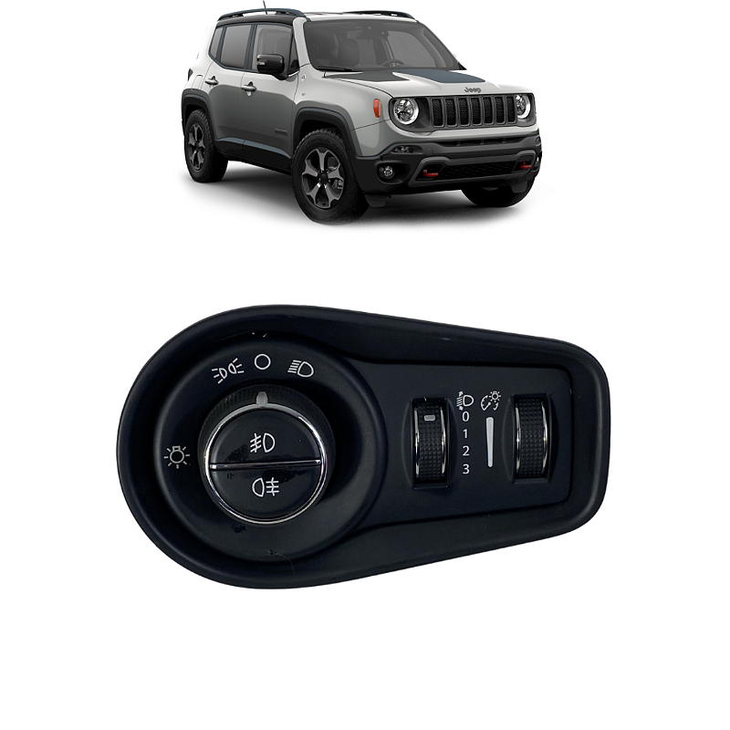 Comando Farol Jeep Renegade 2016 2017 2018 2019 2020 2021