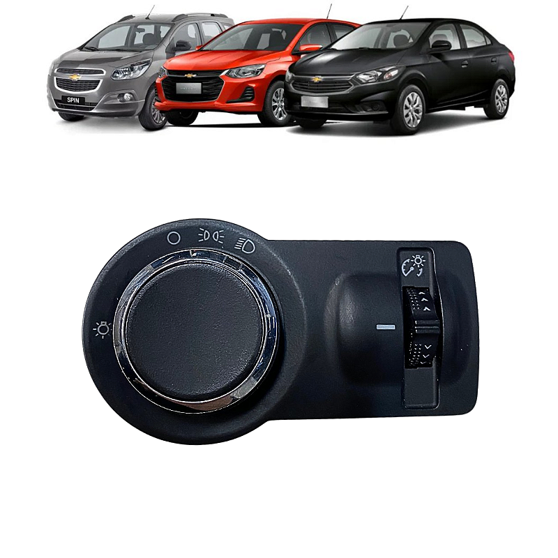 Botão Chave Luz Farol Chevrolet Spin Onix Prisma 2014 a 2019