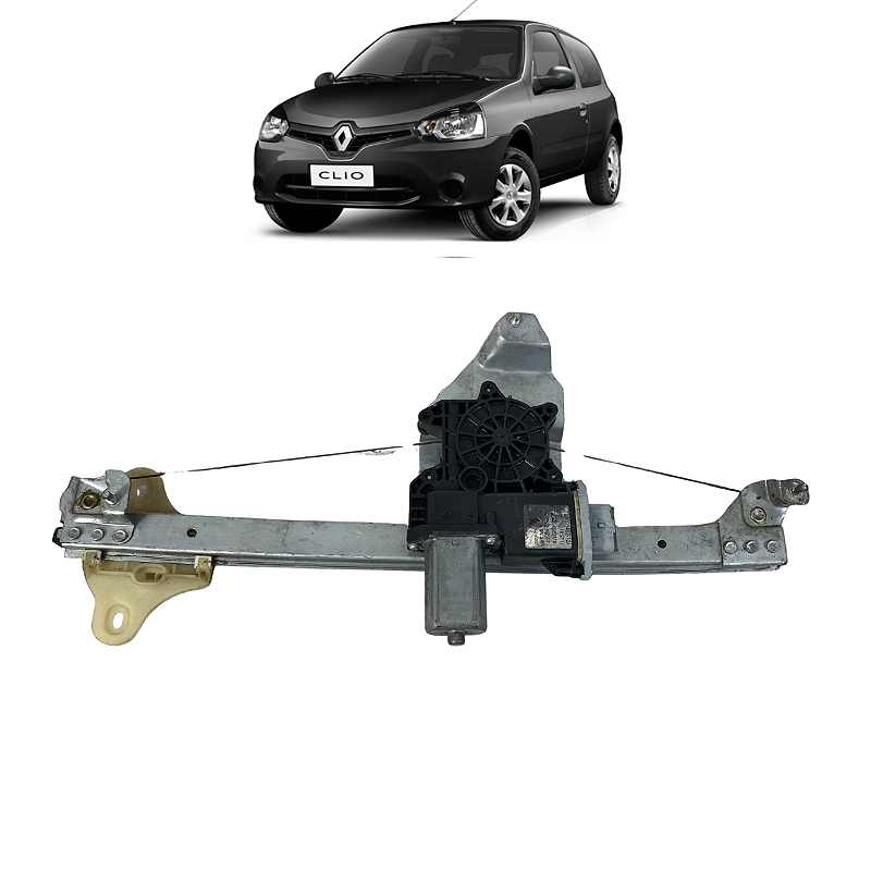 Máquina Vidro Dianteiro Esquerdo Renault Clio 2013 a 2016