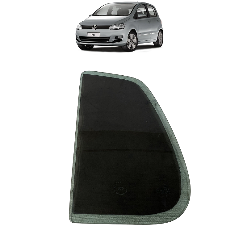Vidro Fixo Traseiro Esquerdo VW Fox 2015 2016 2017 a 2022