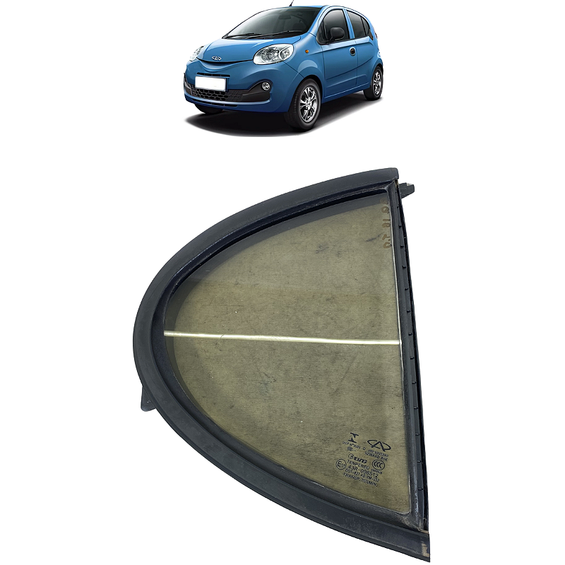 Vidro Fixo Porta Traseiro Direito Chery QQ 2018 2019