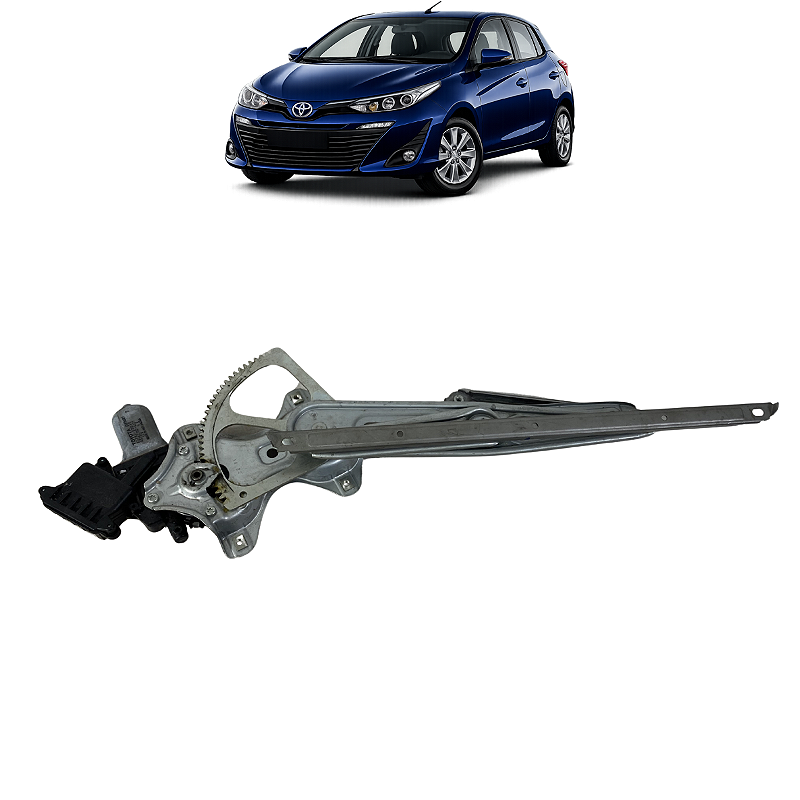 Máquina Vidro Dianteiro Esquerdo Yaris 2019 2020 2021 a 2026