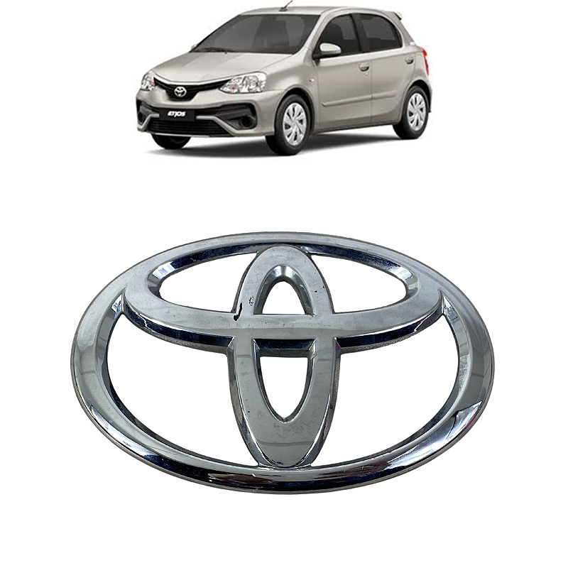 Emblema Tampa Traseira Toyota Etios Yaris 2017 2018 2019