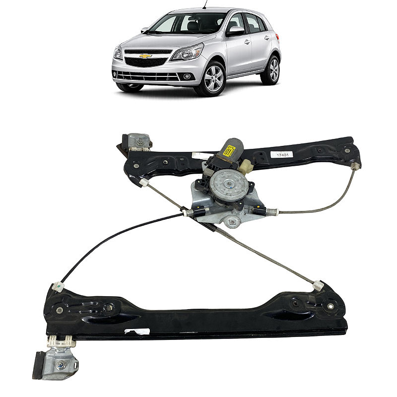 Máquina Vidro Dianteiro Esquerdo Chevrolet Agile 2009 a 2014