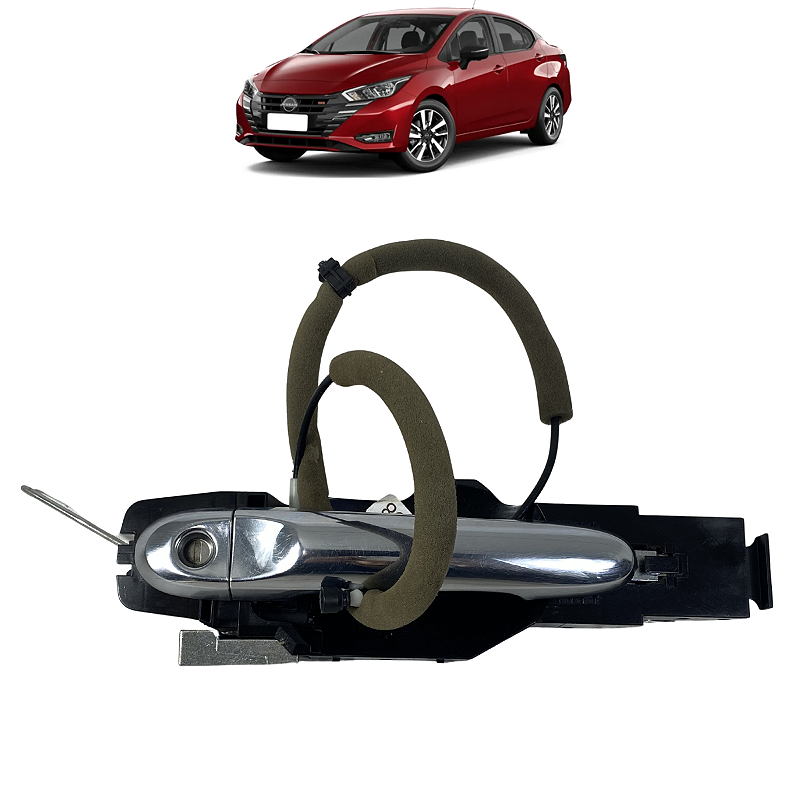 Maçaneta Externa Dianteira Esquerda Nissan Versa 2016 2017