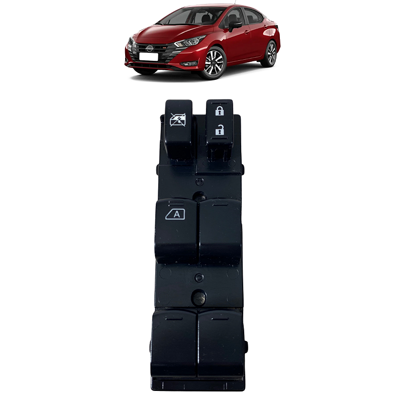 Comando Vidro Elétrico Esquerdo Nissan Versa 2016 2017
