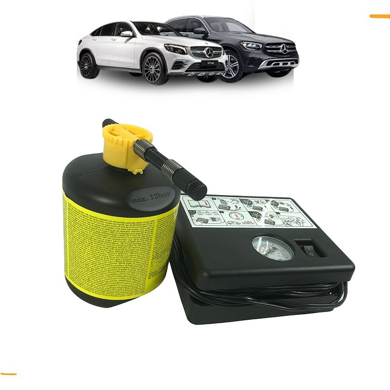 Kit Compressor Ar Pneu Mercedes Benz GLC 250 2016 2017 2018