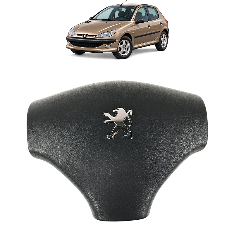 Capa Volante Airbag S/Airbag 206 1.0 2004 2005 2006 2007