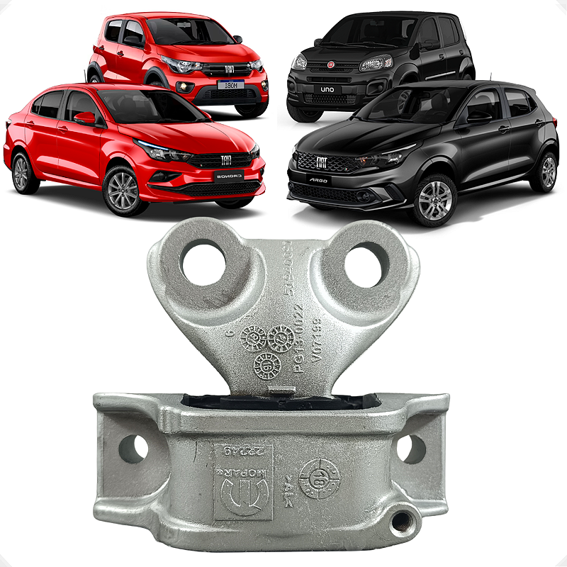 Coxim Motor Esquerdo Fiat Strada  Mobi Uno Argo Cronos 2023