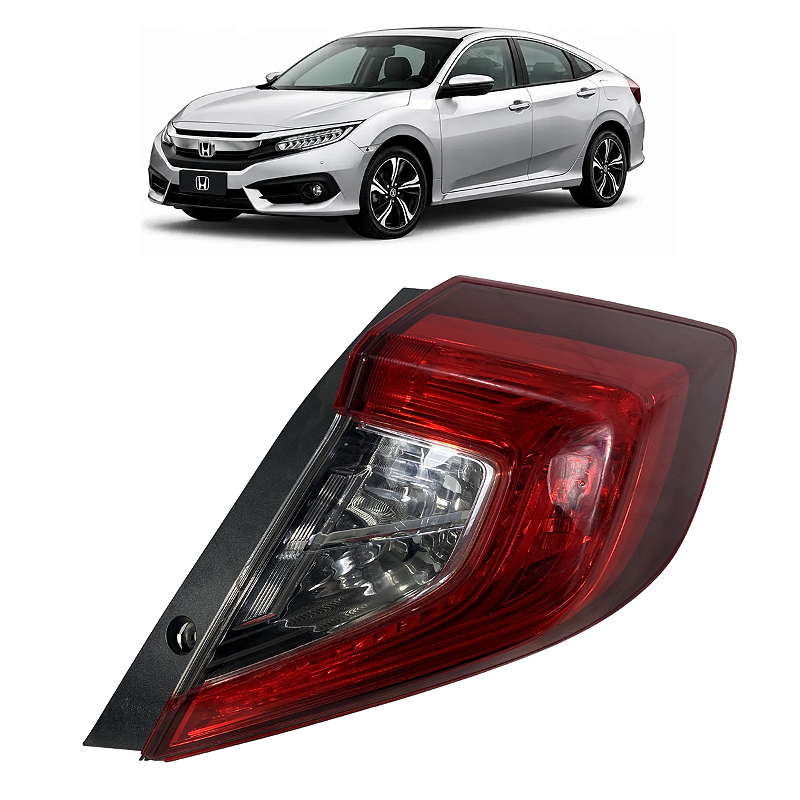 Lanterna Traseira Direita Civic Touring 2018 C/Detalhe