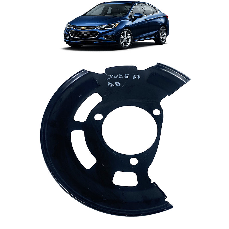 Protetor Disco Freio Dianteiro Direito Cruze 2017 a 2023