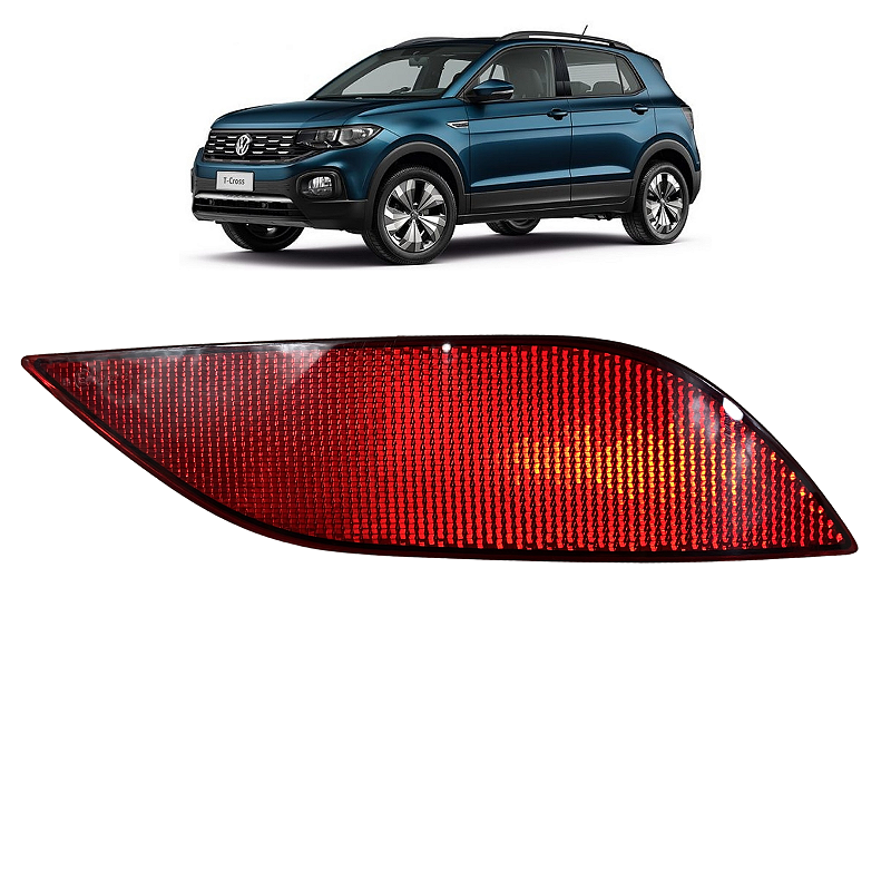 Refletor Parachoque Direito VW T-Cross 2020 2021 2022 2023