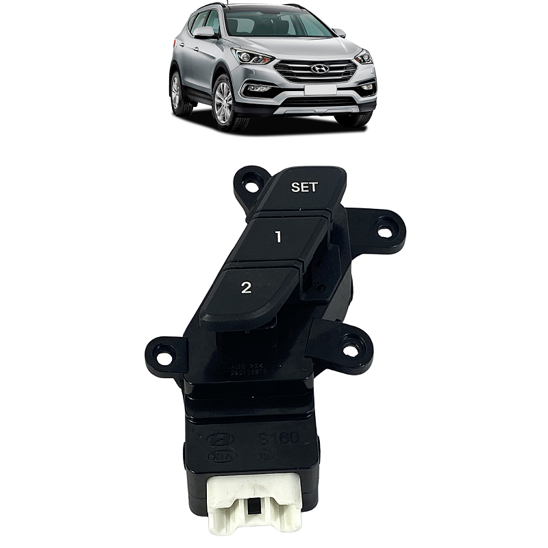 Comando Regulagem Banco Hyundai Santa Fe 3.3 2014 a 2015