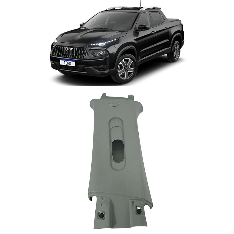 Acabamento Coluna Esquerdo Fiat Toro 2021 2022 2023