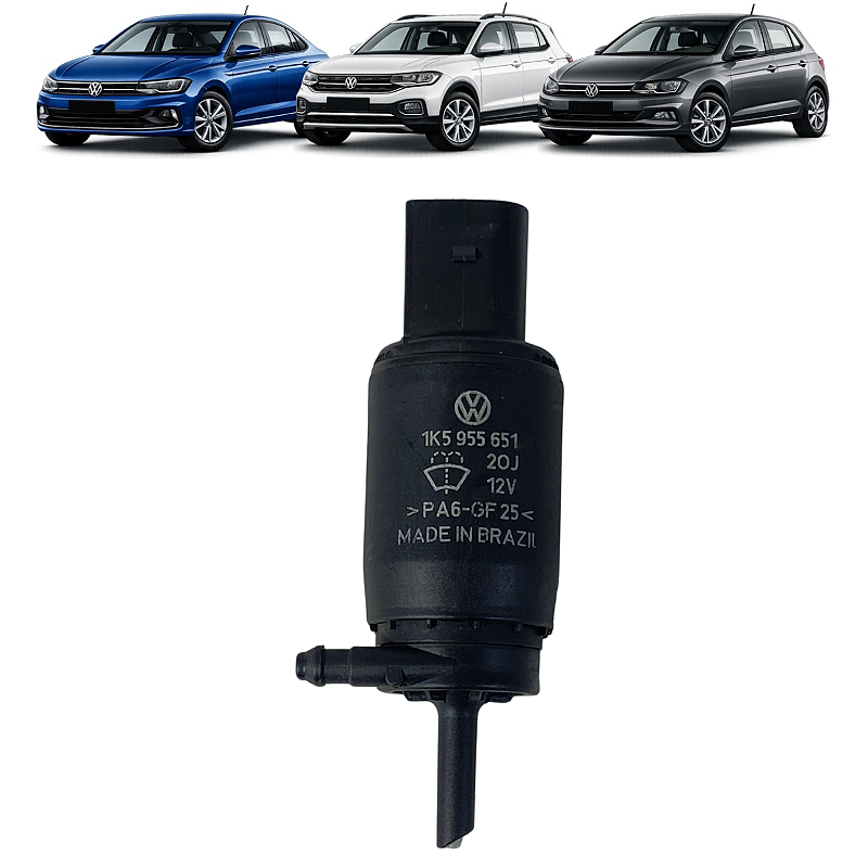 Bomba Esguicho Limpador Volkswagen Polo Virtus T-Cross 2020