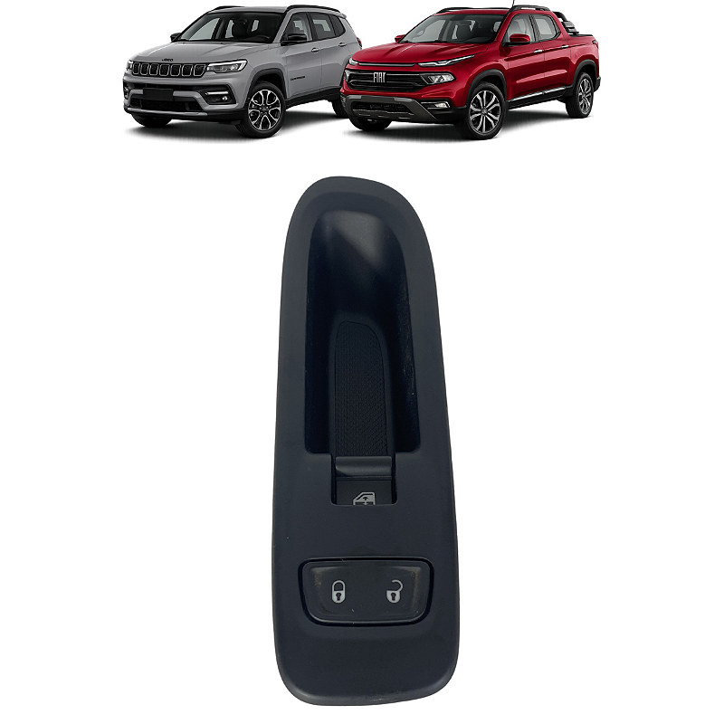 Botão Vidro Dianteiro Direito Fiat Toro Compass 2022 a 2024