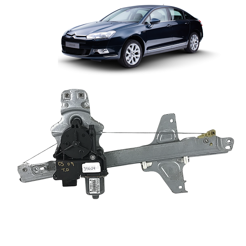 Máquina Vidro Traseiro Direito Citröen C5 2.0 2008 2009 2010