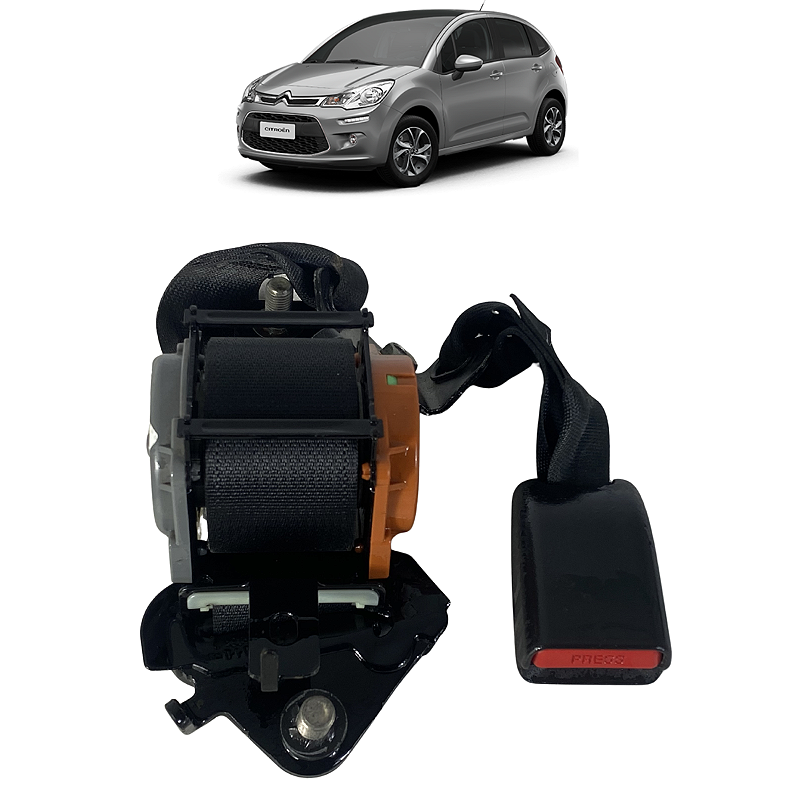 Cinto De Segurança Dianteiro Direito Citroen C3 2003 A 2012