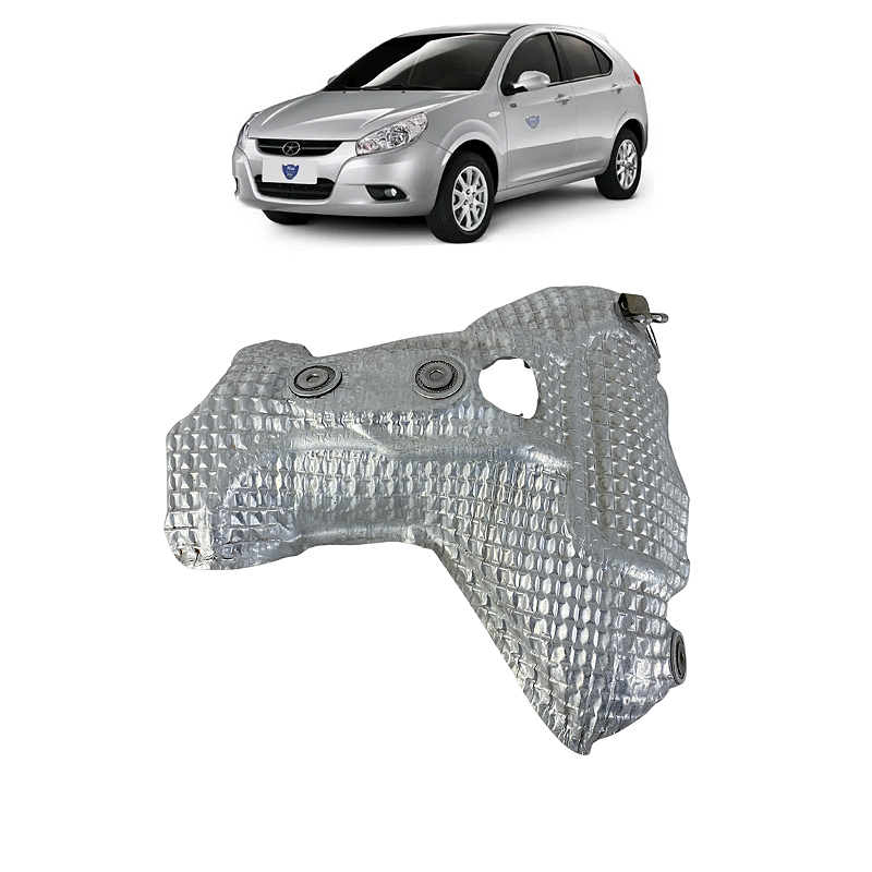 Defletor Calor Coletor Escapamento Jac J3 2011 2012 a 2014