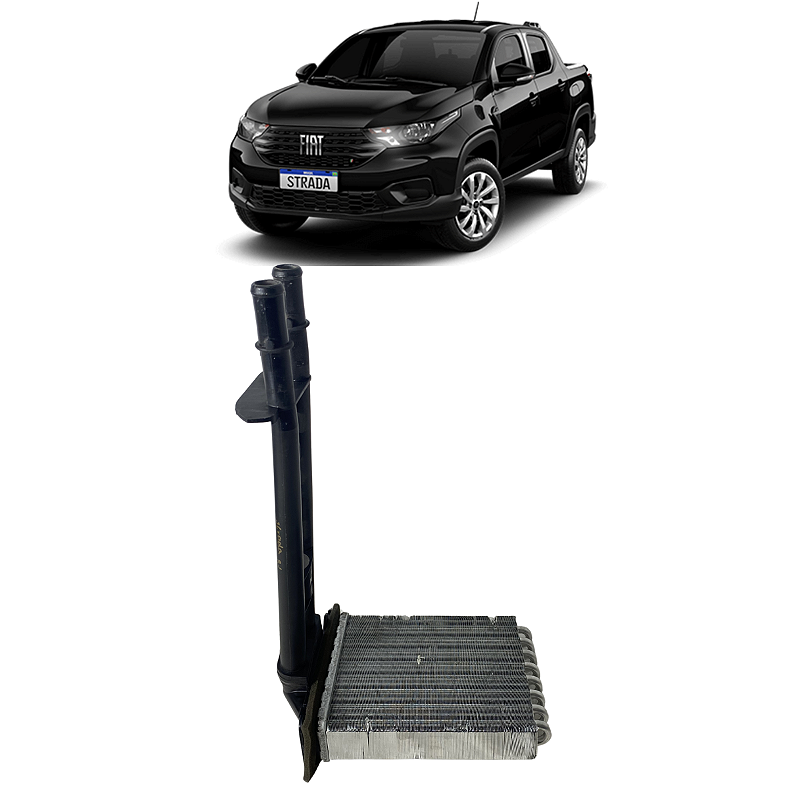 Radiador Ar Quente Fiat Strada Freedom 1.3 2020 a 2025