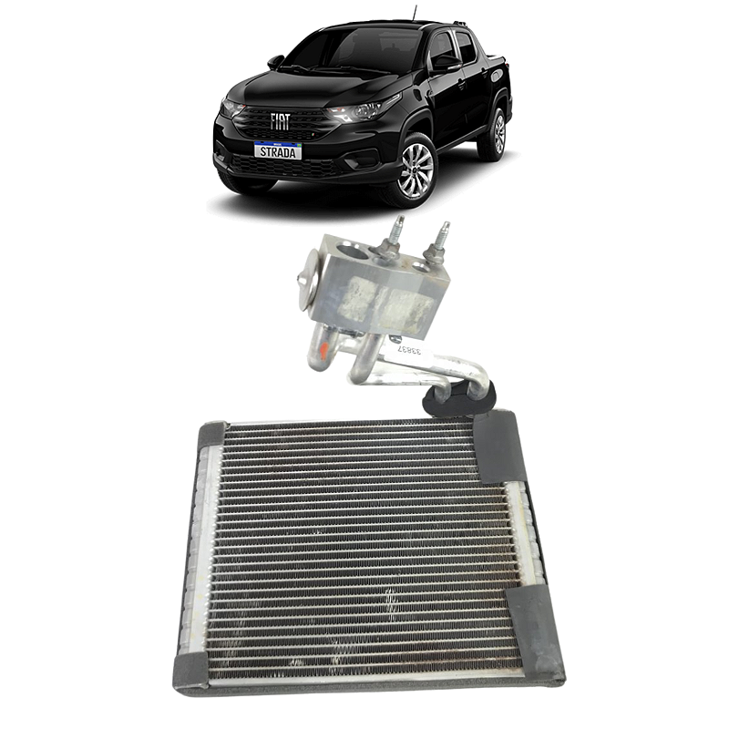 Radiador Ar Gelado Fiat Strada Freedom 1.3 2021 a 2025