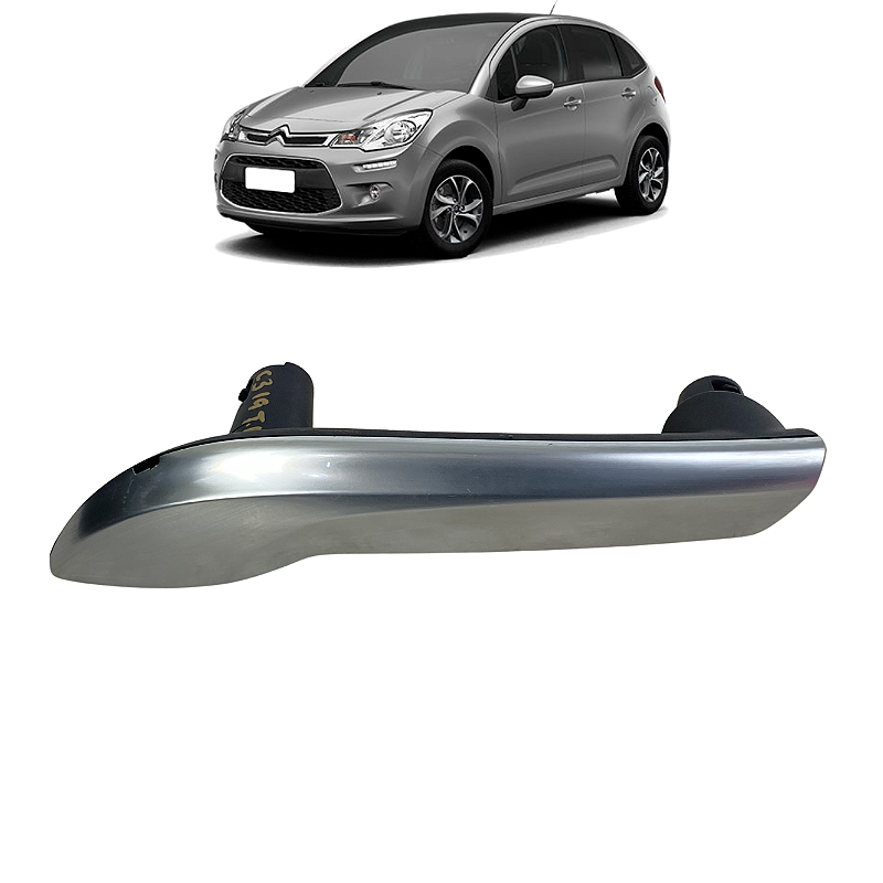 Puxador Porta Traseira Direita Citroën C3 2013 a 2019